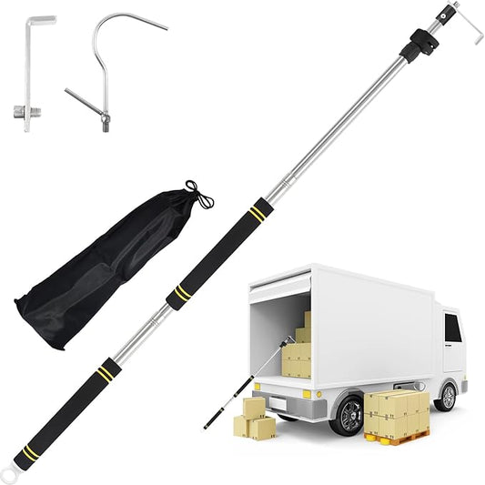 Bed Buddy Truck Tool,Cargo Grabber Pickup Truck Bed Thickened Stainless Steel Telescopic 33-74inch wear-Resistant complimentary Storage Bag Professional Cargo Grabber Reach Retriever Tool