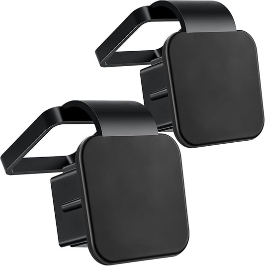 SINGARO Fits for 2-inch Hitch Cover, Trailer Hitch Cover Tube Plug Insert, Car Exterior Accessories, Receiver Tube Hitch Plug(2PCS)