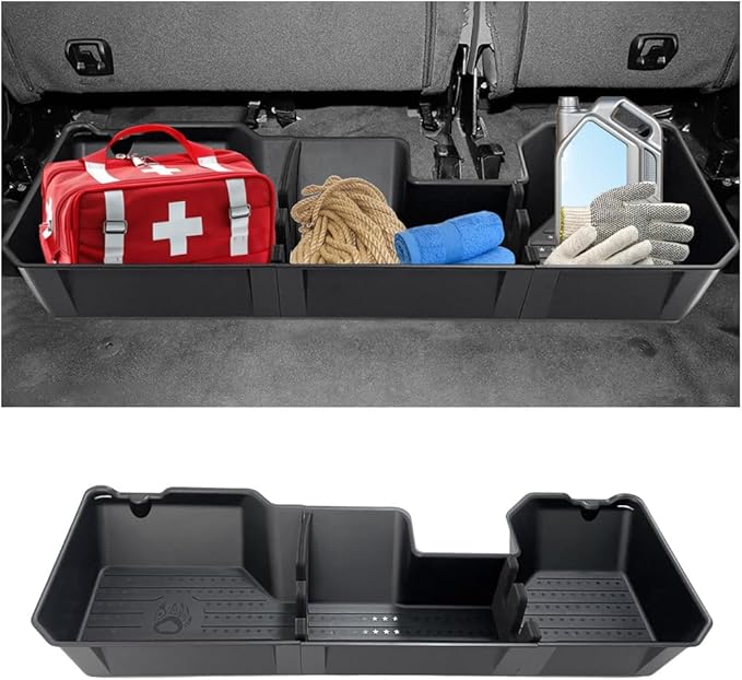 MAXDOM Under Seat Storage Fits for RAM 1500 Crew Cab 4-Door Full Size Pickup (2019-2025, RAM 1500)