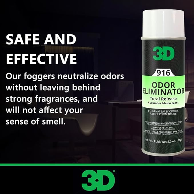 3D GLW Odor Eliminator & Total Release Fogger – Powerful Air Freshener Duo for Long-Lasting Odor Neutralization