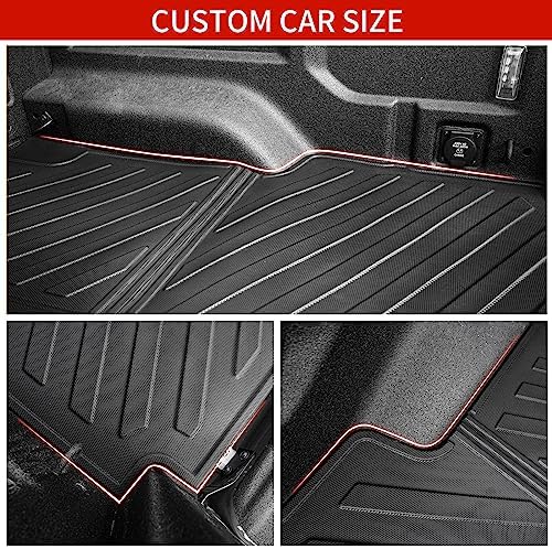 Bed Mat Compatible with 2020-2025 2026 Jeep Gladiator 5FT Truck Bed Mat Trunk Bed Liner TPE All Weather 2024 Jeep Gladiator Accessories (5FT, Truck Bed Mat)