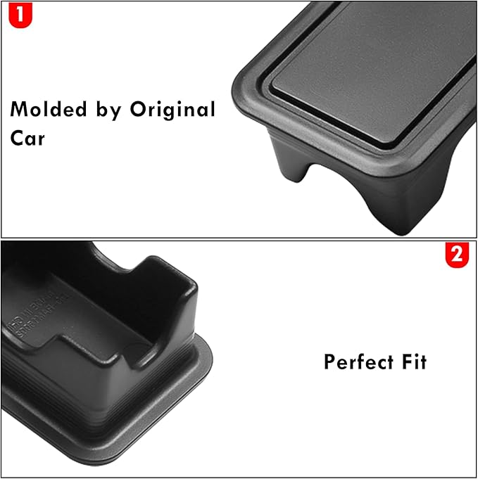 Moonlinks Ram 1500 Stake Pocket Covers, Rear Truck Bed Rail Stake Pocket Cover Compatible with Dodge Ram 2019-2024 2025 2026(Set of 2)