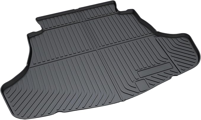Cargo Liners for 2018-2026 Camry All Weather Rear Floor Trunk Tray Mats | Protector 3D Waterproof Durable Odorless Flexible Black TPO Accessories for Toyota 2018-2026 Camry