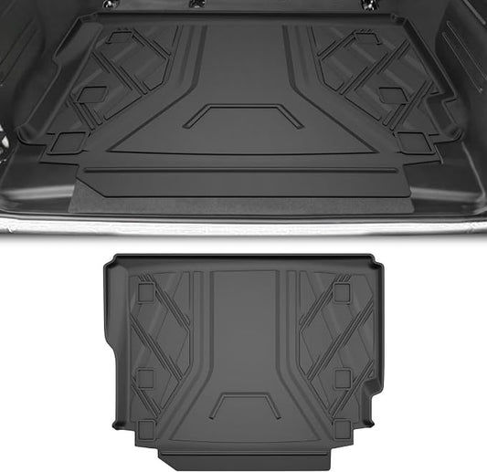 Upgraded Wrangler JL Trunk Mat | AOMSAZTO Cargo Liner for 2018-2026 Jeep Wrangler JL 4X4 Without OEM Subwoofer, All Weather Upgrade Cargo Mat Rubber for Wrangler JL-(Not for JK or 4XE)