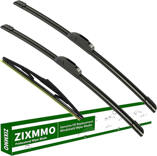 26"+18" windshield wiper blades with 16" Rear Wiper Blades Replacement for 2004-2009 Toyota Prius -Original Factory Quality,Easy DIY Install (Set of 3)