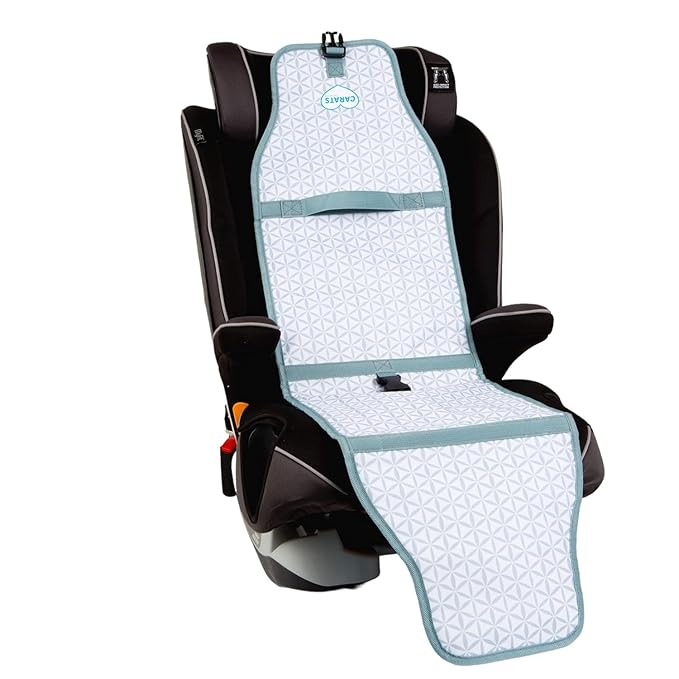 Cool Carats Car Seat Cooling Pad for Babies, Toddlers, and Kids - Comfortable and Durable Cooling Pad for Hot Summer Days - One Size Fits All, Grey
