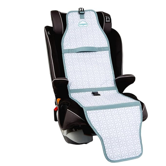 Cool Carats Car Seat Cooling Pad for Babies, Toddlers, and Kids - Comfortable and Durable Cooling Pad for Hot Summer Days - One Size Fits All, Grey
