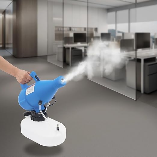 4.5l (1.2 Gallon) Electric Ulv Portable Fogger Sprayer Machine Cold Fogger Machine Spraying Distance 30ft W/16.4ft Cord for Home,Hotel,Church,School,Yard
