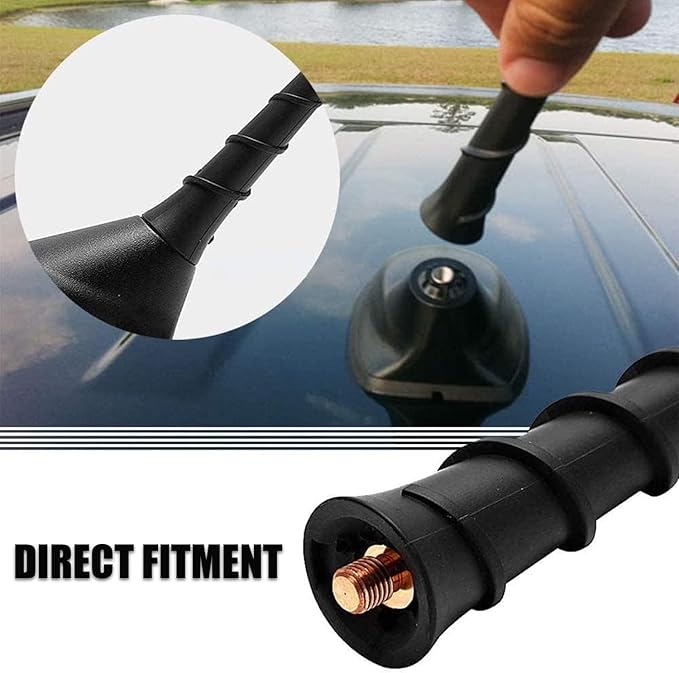 4.5 Inch Antenna for Jeep Cherokee Renegade Grand Cherokee Compass Liberty, Chrysler 200, Dodge Durango Avenger Dart Journey Nitro, Fiat 500,68297936AA 5091100AA