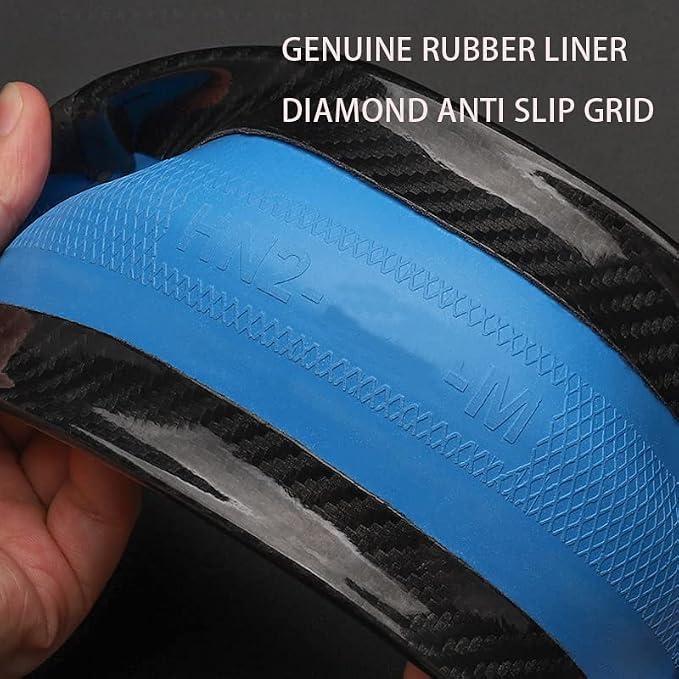 15inch Pattern Carbon Fiber for Mercedes Benz Steering Wheel Cover Segmented Steering Wheel Protector Fit Mercedes Benz A C E S Class Series GLK CLA GLA GLC GLE CLS SLK Accessories