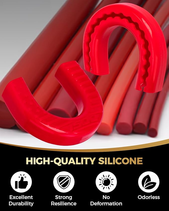 Tow Hook Covers Compatible with Chevy Silverado 1500,Custom Front Accessories for Silverado 1500 2007-2025,Unique Design,Anti-Rust & Weather Protection,Easy No-Tool Install (Red)