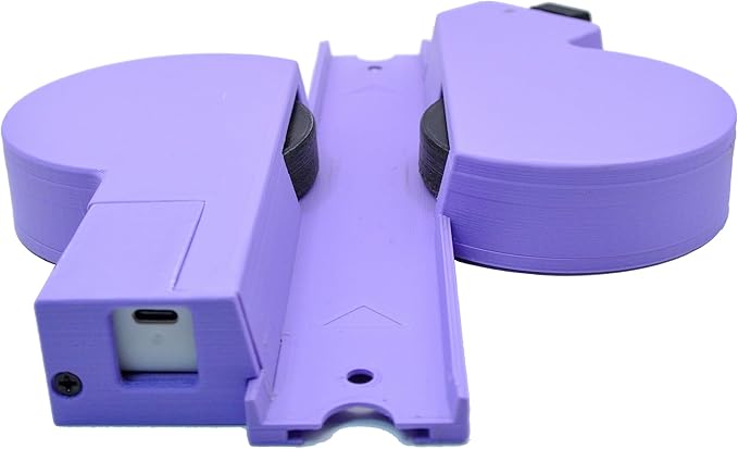 Mike's Makeshop Booster Classic – Quiet, Rechargeable Track Booster Compatible with Hot Wheels (Purple)