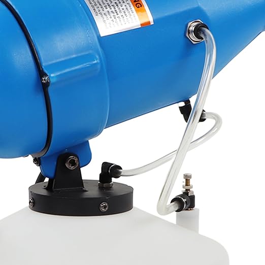 Portable Electric ULV Fogger Sprayer, Electric ULV Portable Fogger Sprayer Machine Atomizer Mist Cold 32.8ft Spraying for Hotel School 4.5L(1.2 Gallon) (US Plug 110V)