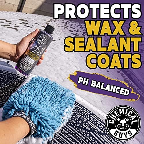 Chemical Guys CWS619 Black Light Foaming Car Wash Soap & Refill Kit, 2 Bottles - (1) 16 oz and (1) Gallon (Works with Foam Cannons, Foam Guns or Bucket Washes) 144 oz