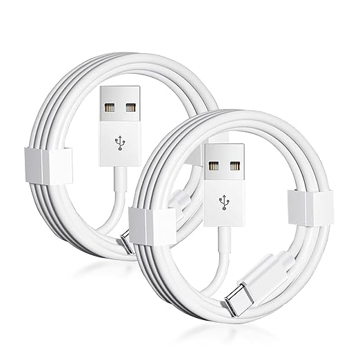 LIAUBN 2-Pack 10FT Long USB C Charging Cable for iPad Pro 13/12.9/11 inch, iPad Air 4/5, IPad 11 inch A16, iPad mini 6, iPhone 17 Air 16e 17 16 15 Pro Max 16 15 Plus Charger Cable Cord Replacement