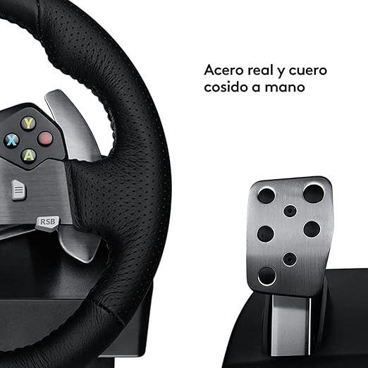 Logitech Driving Force G920 Steering Wheel and Pedals, 941-000123 (Steering Wheel and Pedals f/PC and Xbox One)