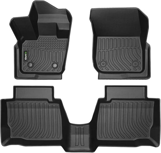 HAFIDI® Floor Mats for 2017-2020 Ford Fusion & Lincoln MKZ Car Mats for Fusion All Weather Floor Liners Protection TPE, Fits 1st & 2nd Row Full Set Custom Accessories, Black