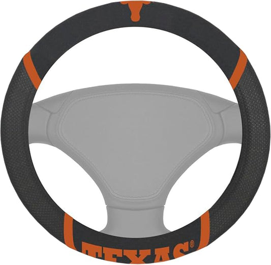 FANMATS NCAA Unisex-Adult Embroidered Steering Wheel Cover
