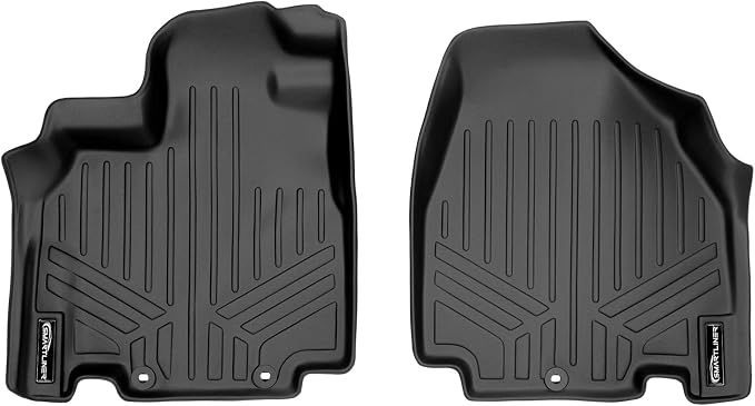 SMARTLINER Custom Fit Floor Mats 1st Row Liner Set for 2011-2017 Honda Odyssey
