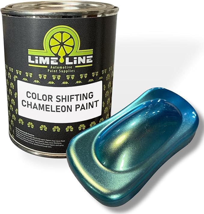LiME LiNE Chameleon Color Changing Urethane Basecoat: Ready to Spray: (Gold, Orange, Green) 1 Quart
