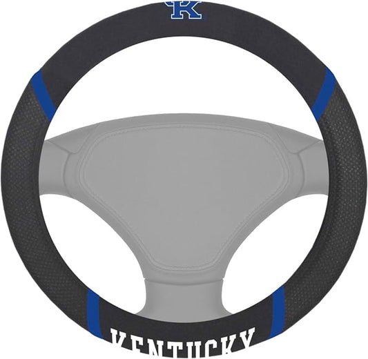 FANMATS NCAA Unisex-Adult Embroidered Steering Wheel Cover
