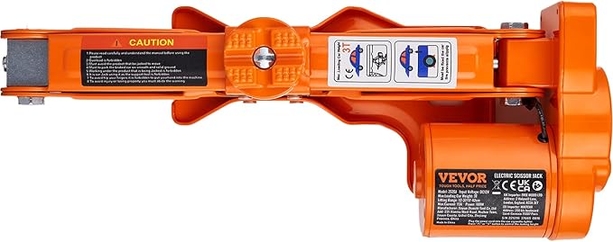 VEVOR Electric Car Jack, 3 Tons /6600 lbs 12V Electric Scissor Jack with Electric Impact Wrench, Double Saddles with Remote Control, Portable Car Jack for Sedan, SUV, Truck Tire Change Replacement