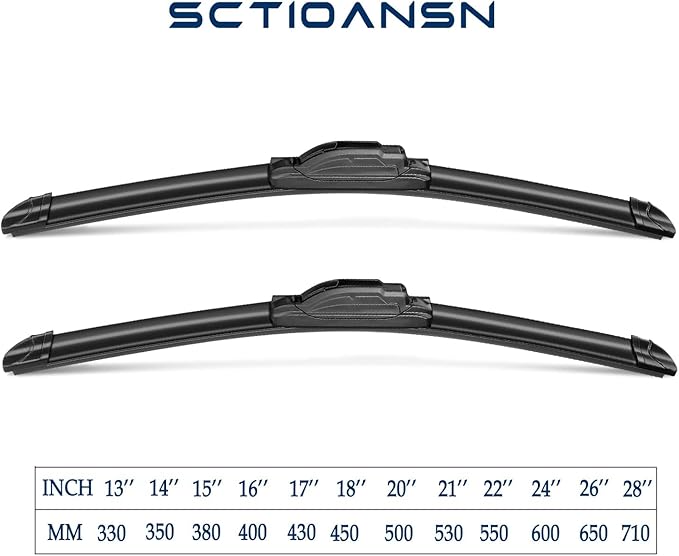 3Pcs Windshield Wipers for 2002 2003 2004 2005 2006 Honda CRV CR-V, Original Equipment Replacement Automotive Windshield Wiper Blades for My Car- 21"/20"/10" (Pack of 3) J- HOOK