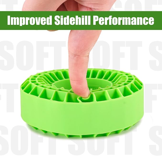 INJORA Silicone Rubber Insert for 118-122mm 4.75" OD 1.9" Wheel Tires(Large Green)