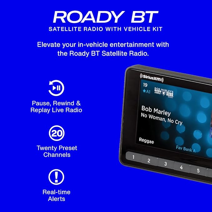 Roady BT in-Vehicle Satellite Radio (SXVRBT1) | SiriusXM