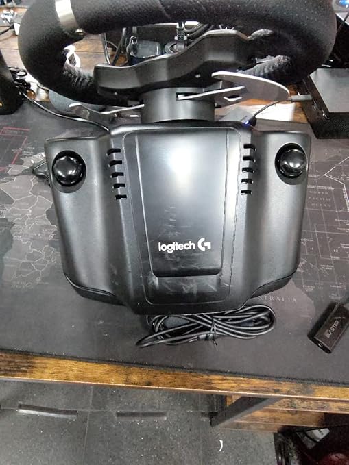 Logitech Driving Force G920 Steering Wheel and Pedals, 941-000123 (Steering Wheel and Pedals f/PC and Xbox One)