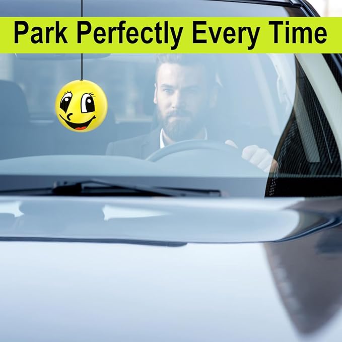 BFXM Garage Parking Aid Ball, Parking Guide System for Car Accessories, Stop Indicator, Parking Assist Ball, Aid-Parking Kit, Garage Car Stopper, Pack of 2