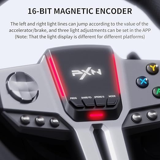 PXN Gaming Steering Wheel - V9 GEN2 Racing Wheel 270/900° Car Simulation with Pedal and Shifter, Paddle Shifters Driving Wheel for PC, PS4, Xbox One, Xbox Series X|S