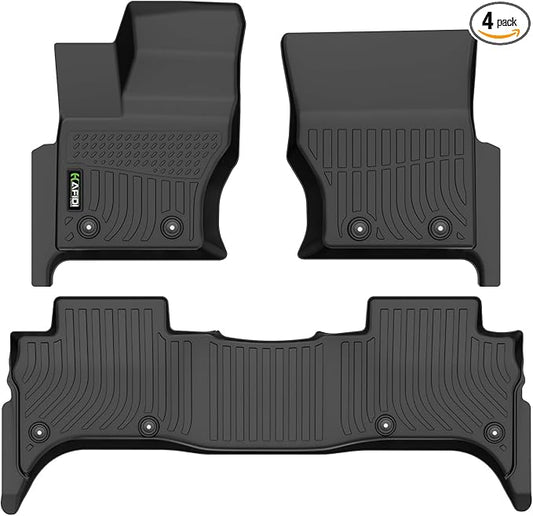 Floor Mats Custom for Range Rover Sport 2014-2022(Only for Range Rover Sport) All Weather Protection TPE Heavy Duty Non-Slip Automotive Floor Liners Fits Full Set Accessories, Black