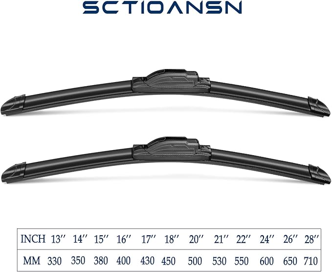 3Pcs Windshield Wiper Blades for Toyota Prius 2004 2005 2006 2007 2008 2009, Original Equipment Automotive Replacement Windshield Wiper Blades for My Car- 26"/18"/16" (Pack of 3) J- HOOK