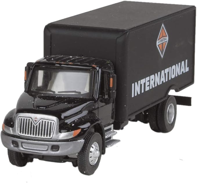 Walthers SceneMaster International, Black 4900 Single Axle Box Van