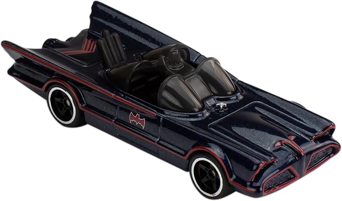 Hot Wheels Batman Batmobile Toy Car Bundle, Set of 5 Fan-Favorite Castings in 1:64 Scale with Special Packaging