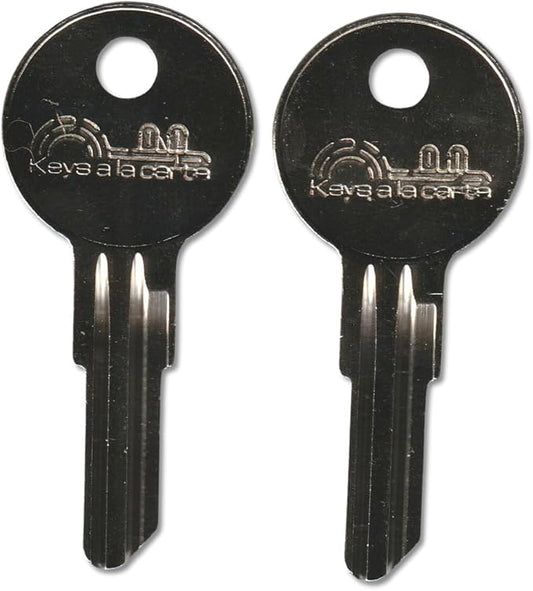 BH014 Replacement Key – Cut to Code on Y12 Blank for Yale Truck Locks | KEYSALACARTE