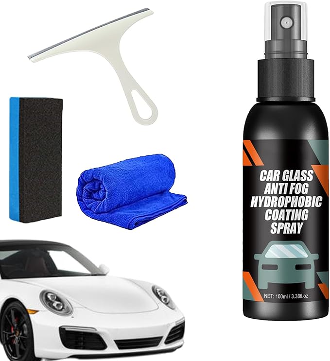 Car Windshield Spray Water Repellent Antifogging Agent, Anti Fog Spray for Car Windshield, Glass Waterproof Coating Agent Rainproof Spray, Car Rainproof Artifact (1Pcs)
