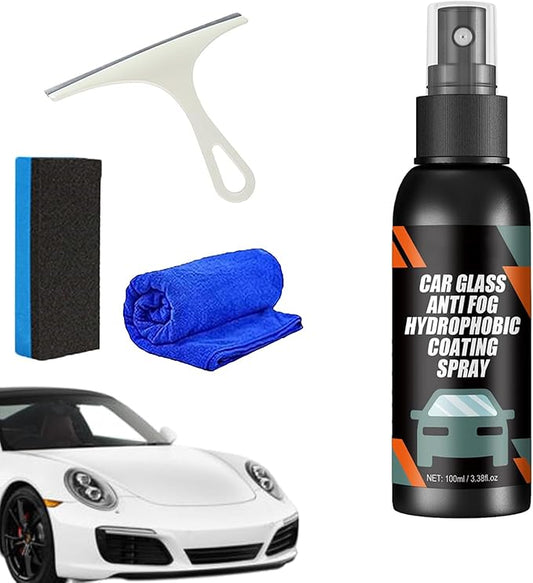 Car Windshield Spray Water Repellent Antifogging Agent, Anti Fog Spray for Car Windshield, Glass Waterproof Coating Agent Rainproof Spray, Car Rainproof Artifact (1Pcs)