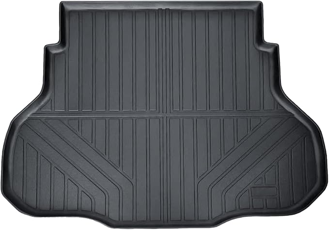 Auxko All Weather Cargo Liner Fit for Kia K4 Sedan 2026 2025 TPE Mat Accessories for Kia K4 Sedan 2025 All Season Guard Odorless Anti-Slip Cargo Mat Black