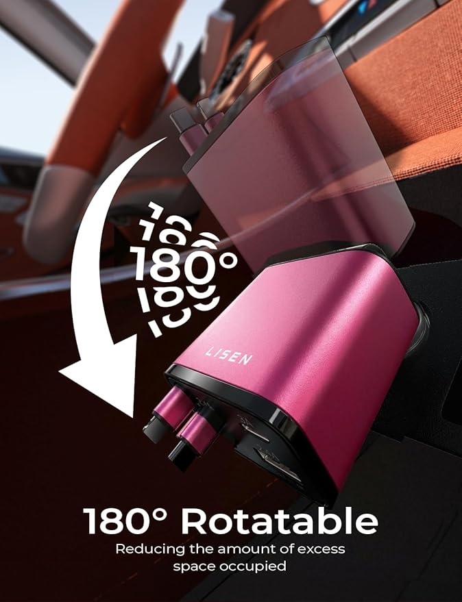 Retractable Car Charger 4 in 1, Fast Car Phone Charger with Cord 31.5Inch, USB C and Apple Car Adapter, Compatible with iPhone 17 16 15 14 13 12