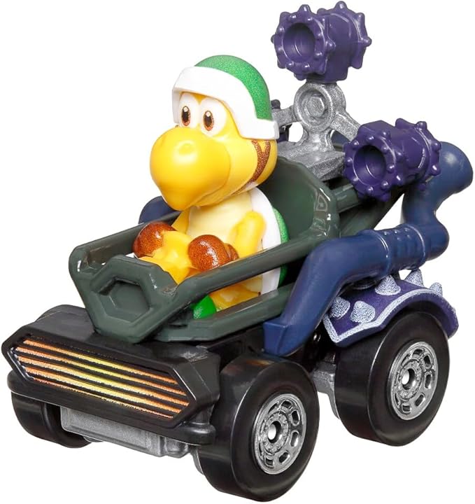 Hot Wheels Super Mario Bros. Movie Character Cars 4‑Pack Bundle, Mario, Toad, Koopa & Donkey Kong, Die‑Cast 1:64 Scale Vehicles, Ages 3+