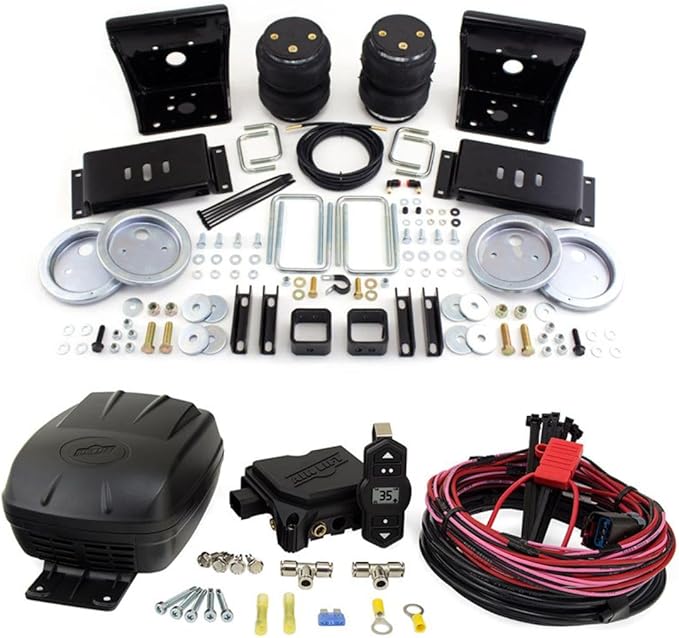 TrendsAuto Air Lift LoadLifter 5000 Air Spring Kit & WirelessOne 2nd Gen Compressor fits 2005 2010 F250 F350 Super Duty 4WD RWD | Single-Path Control | Includes TrendsAuto Decal