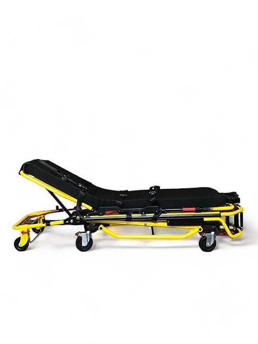 MS3C-PRO X Commercial X Frame Multi-Height EMS Stretcher with Vehicle Side Lock Mount Included, Weight Capacity 550 lbs