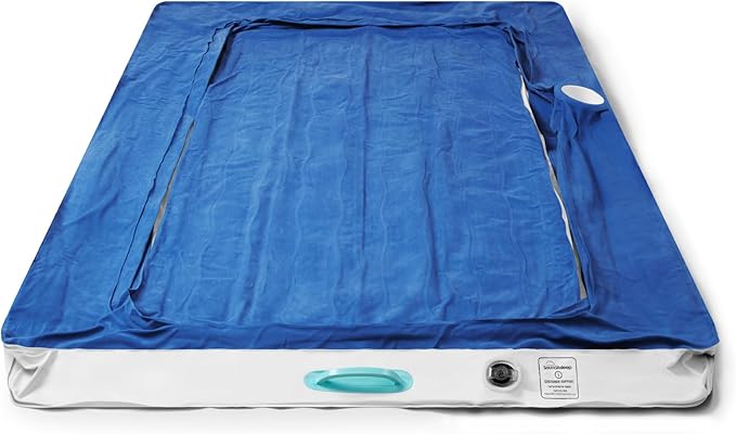 SoundAsleep Products Dream Series Kids Air Mattress Includes High Speed External Pump - Extra Tall Safety Bumpers - Portable, Toddler Blow up Bed for Kids