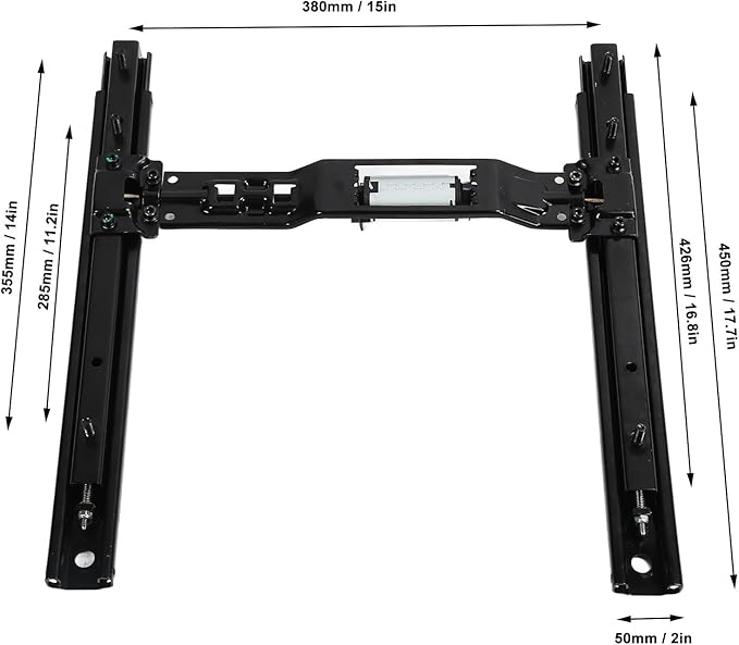 Car Seat Electrical Seating Slider , Flexible Forward Backward 12V Low Noise Steel Strong Load Bearing Electric Seat Slide Rail for Commercial Vehicle