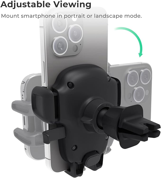 iOttie Easy One Touch Signature Air Vent & Flush Mount Combo - Universal Car Mount Phone Holder for iPhone, Google, Samsung, Moto, LG, and all other Smartphones