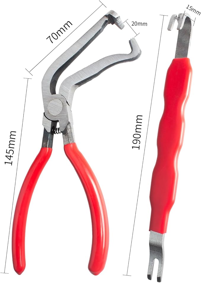 2 PCS Electrical Disconnect Pliers for Cars, 60 Degree Automotive Electrical Connector Pliers and Electrical Connector Separator Tool