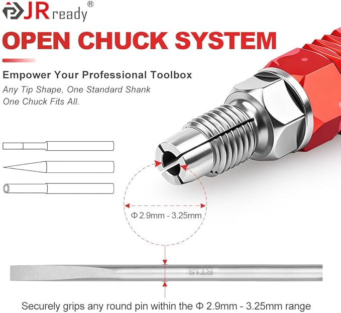 JRready ST5282 Electrical Pin Extractor Tools for AMP/Delphi Metripack/TE/JST/Deutsch Connectors, Pin Removal Tool Kits for Car Repair Electrical Harness and Connectors disassemble terminals