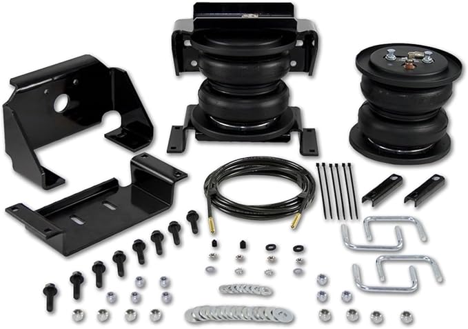 TrendsAuto Air Lift LoadLifter 5000 Air Spring Kit & WirelessAir 2nd Gen Compressor EZ Mount fits 2004 2026 F450 F550 Commercial Chassis | Includes TrendsAuto Decal